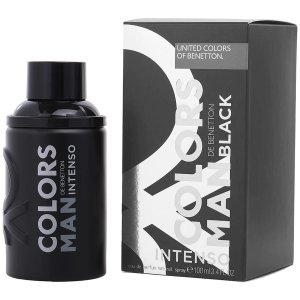 Benetton Colors Man Black Intenso Tester - Kişilər Üçün Parfüm Suyu