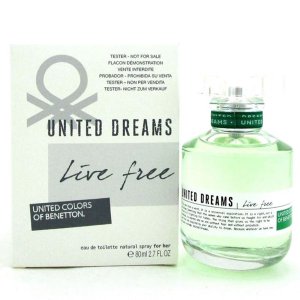 Benetton United Dreams Live Free Tester - Qadınlar Üçün Tualet Suyu